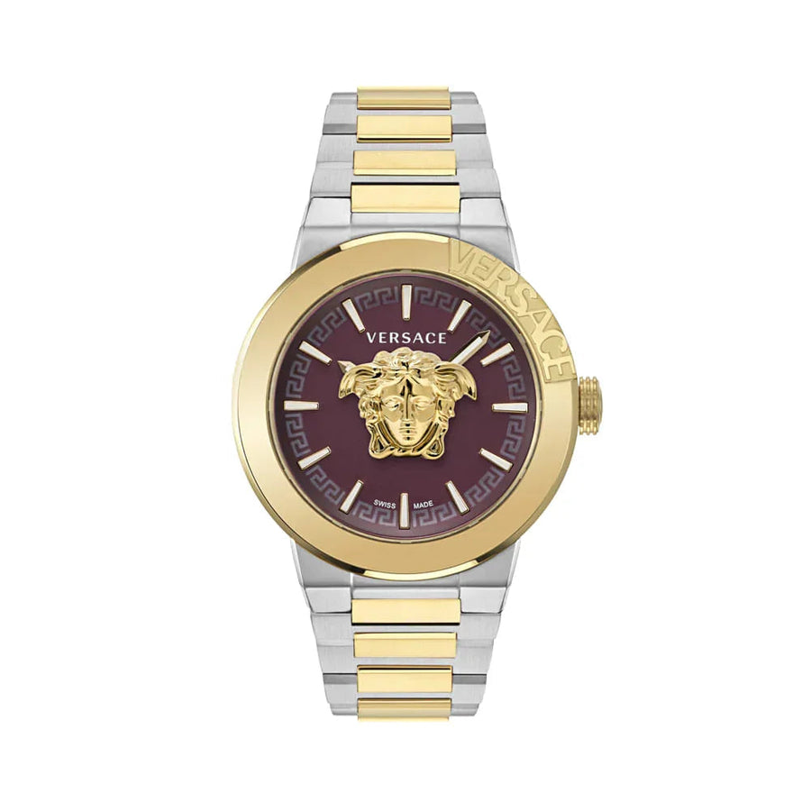 title:Versace Men's Versace Medusa Infinite 43mm Quartz Watch VE7E00523;color:Silver and Gold