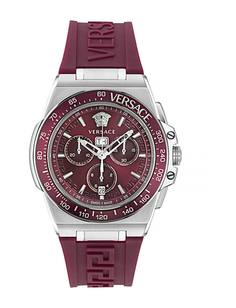 title:Versace Men's Versace Greca Extreme 45mm Quartz Watch VE7H00223;color:Red