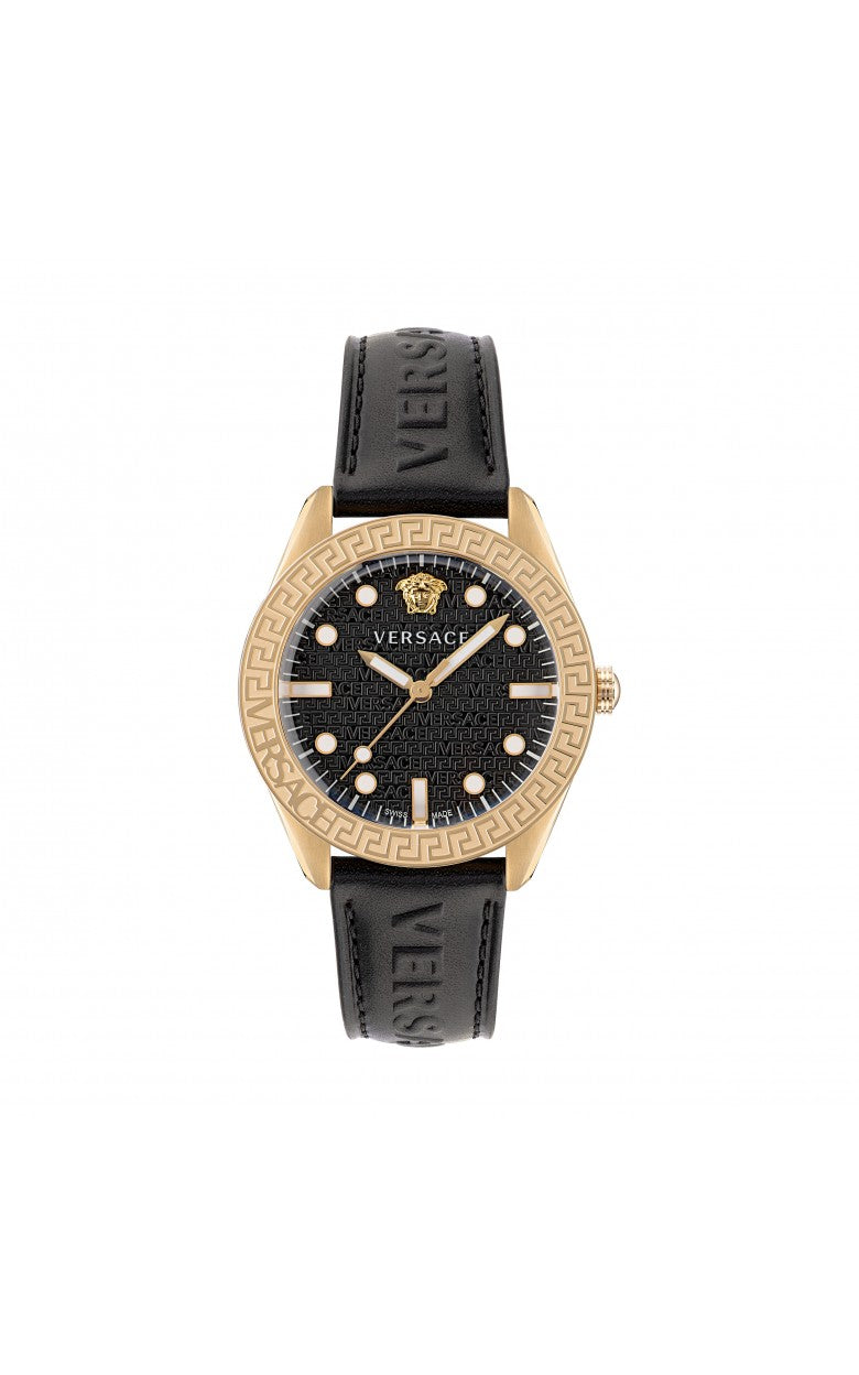 title:Versace Women's Versace Greca 42mm Quartz Watch VE2T00222;color:Black