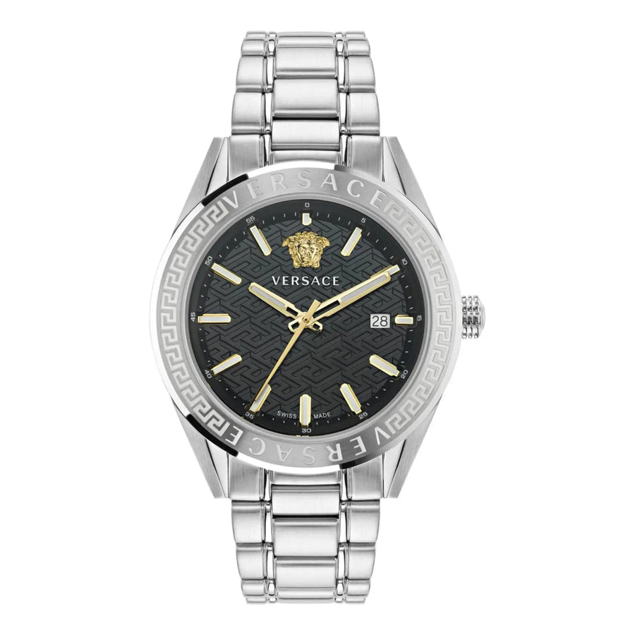 title:Versace Men's Versace V-Code 42mm Quartz Watch VE6A00323;color:Silver