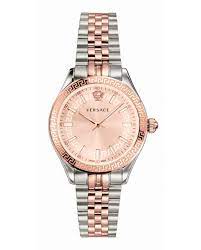 title:Versace Women's Versace Hellenyium 36mm Quartz Watch VEHU00620;color:Silver and Rose Gold