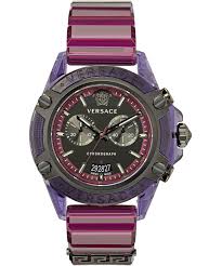 title:Versace Men's Versace Icon Active 44mm Quartz Watch VEZ701423;color:Red