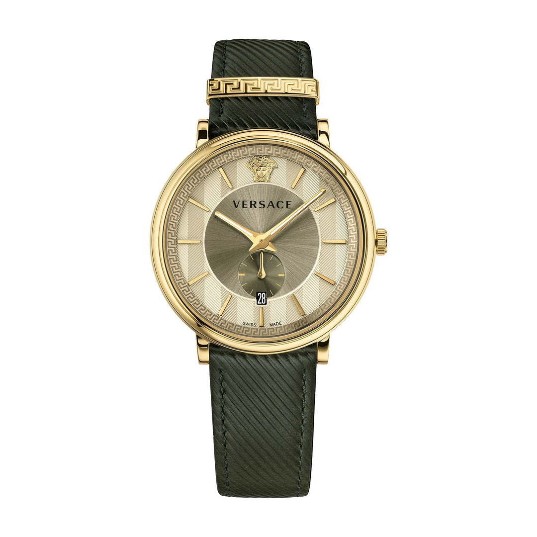title:Versace Men's Versace Manifesto 42mm Quartz Watch VBQ030017;color:Khaki