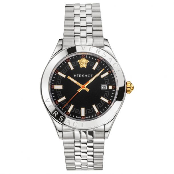 title:Versace Men's Versace Hellenyium 42mm Quartz Watch VEVK00420;color:Silver