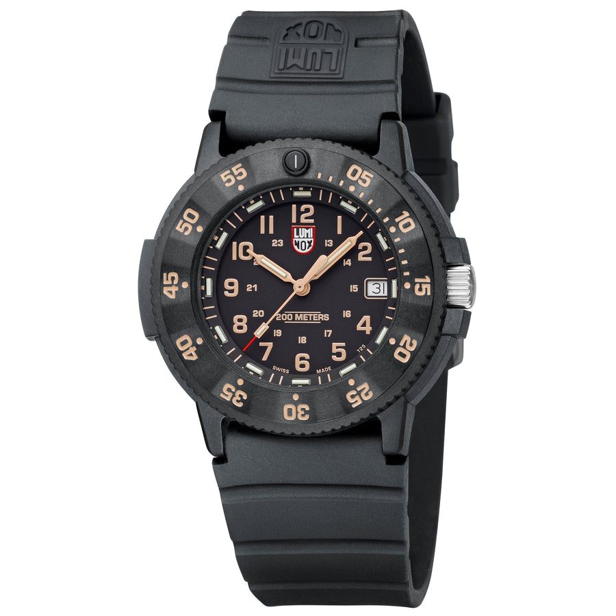title:Luminox Men's Navy SEAL EVO 43mm Quartz Watch XS.3001.EVO.OR.S;color:Black
