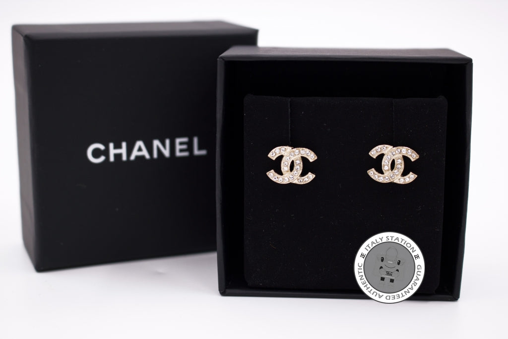 Top Quality Chanel A88429 Y0200 Gold Metal S Earrings Ghw