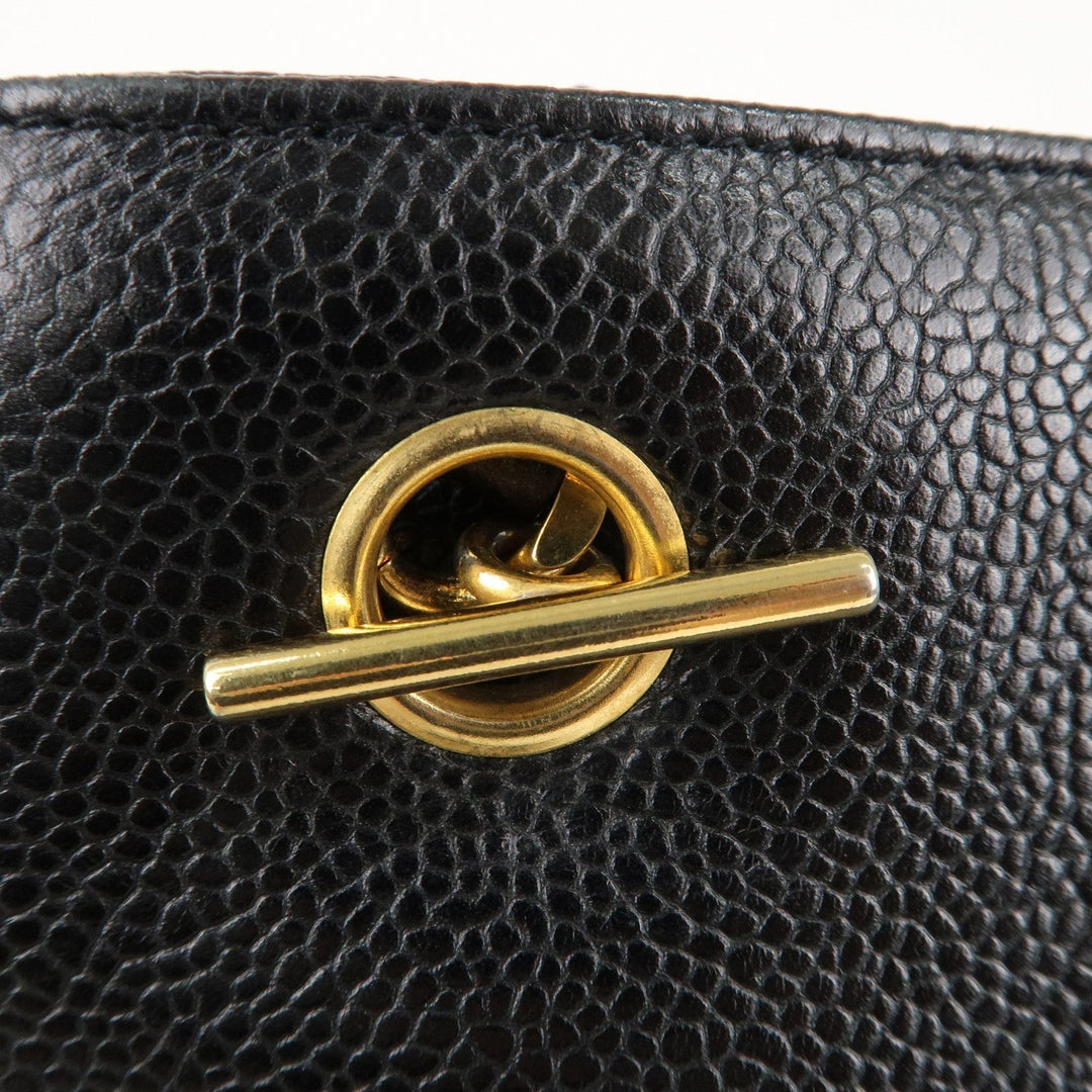 Top Quality Chanel Caviar Skin Coco Mark Chain Tote Bag Shoulder Bag