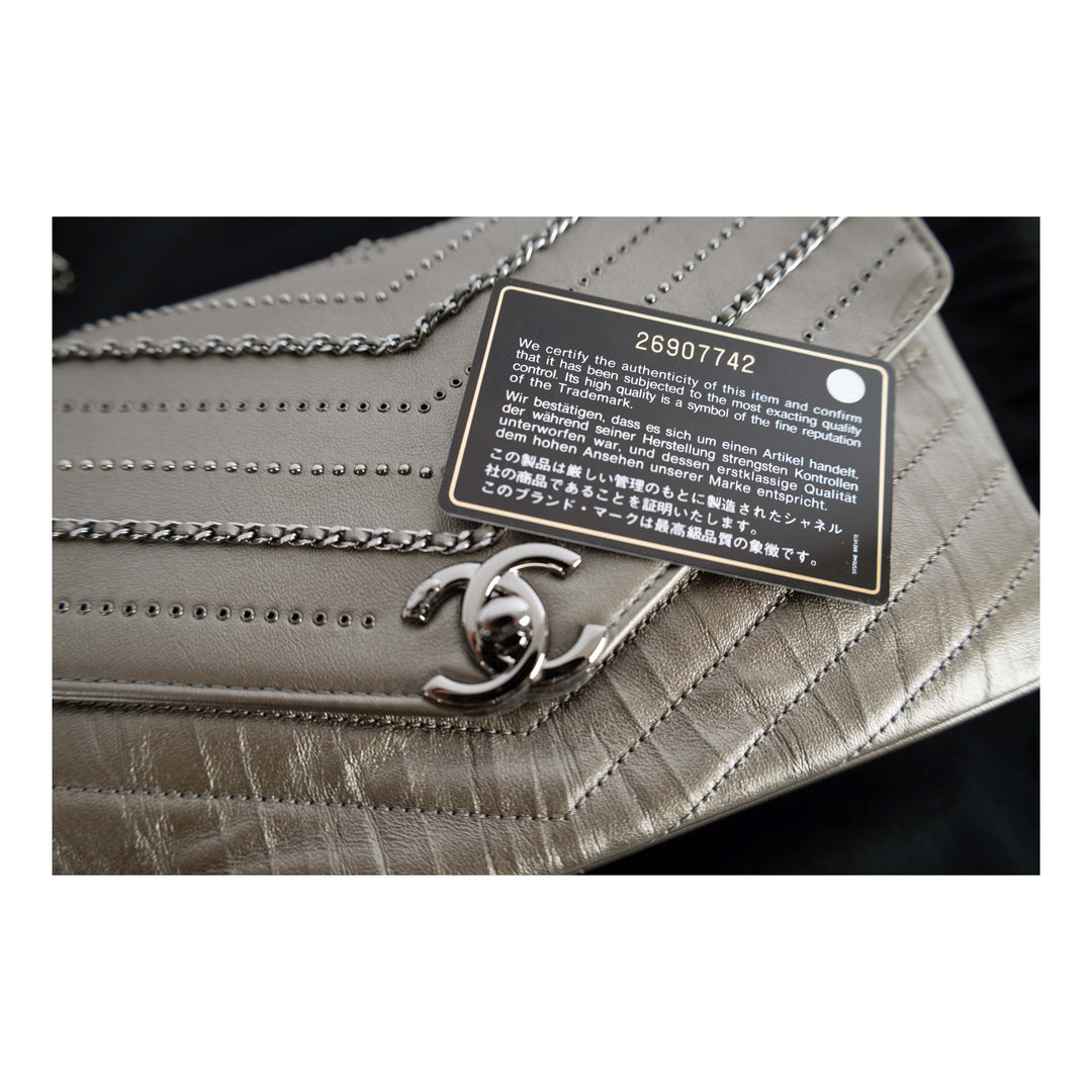 Top Quality Chanel Top Quality Chanel Embelished 'Chain Sequins' Chevron New Bag