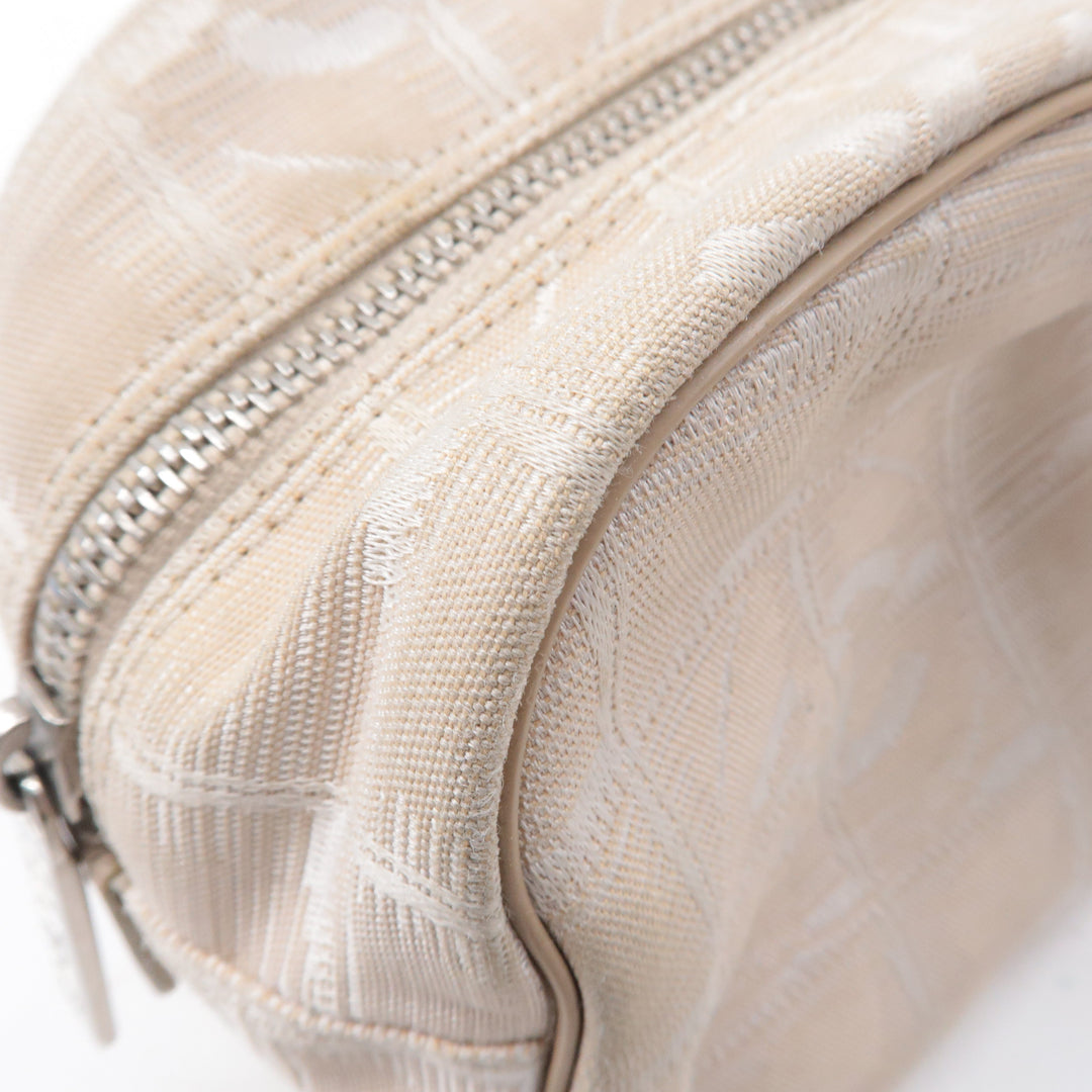 Top Quality Chanel New Travel Line Nylon Jacquard Leather Mini Bag A15828