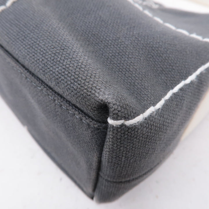 Top Quality Chanel Chocolate Bar Wild Stitch Canvas Hand Bag Gray