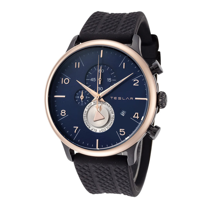 Teslar Men's Re-Balance T-8 44mm Quartz Chronograph Watch