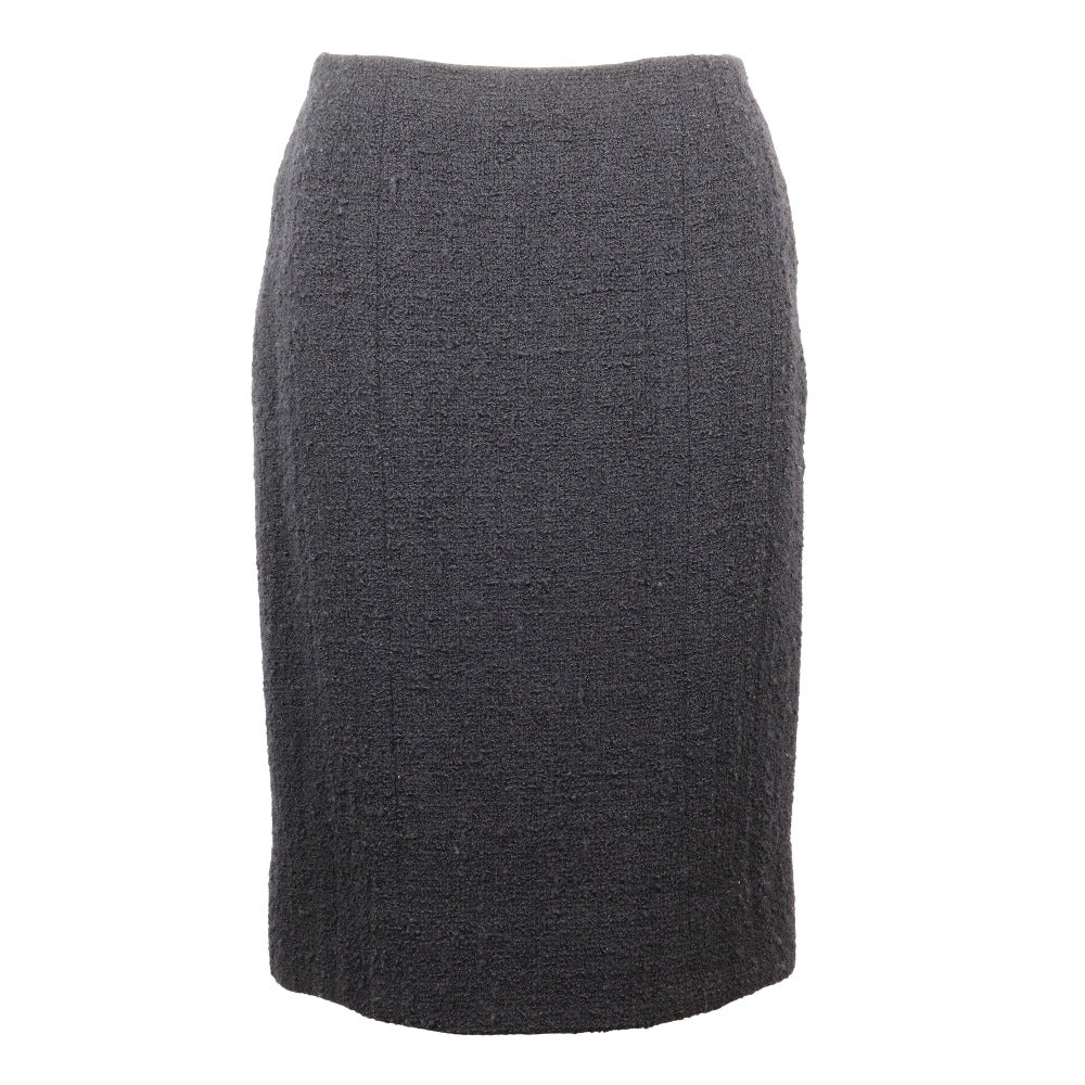 Top Quality Chanel Wool Skirt Navy New