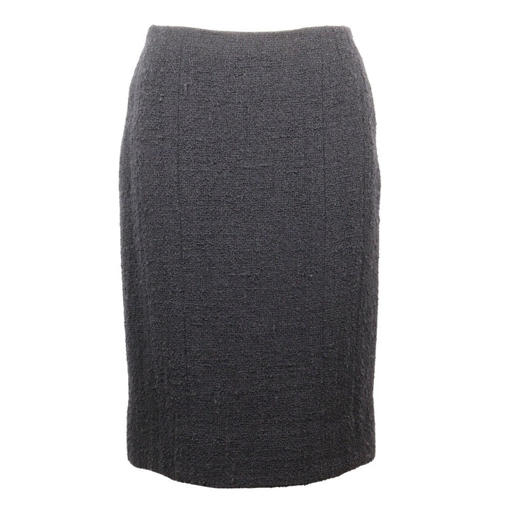 Top Quality Chanel Wool Skirt Navy New