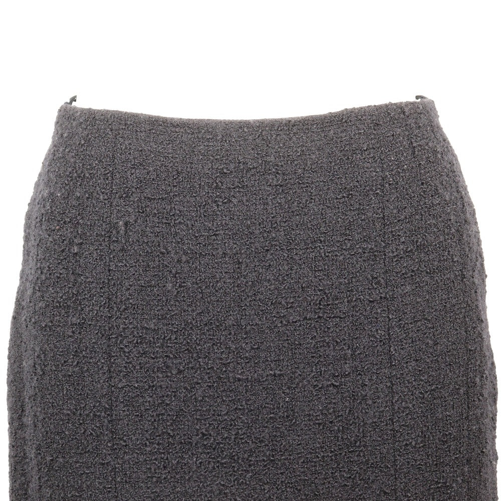 Top Quality Chanel Wool Skirt Navy New