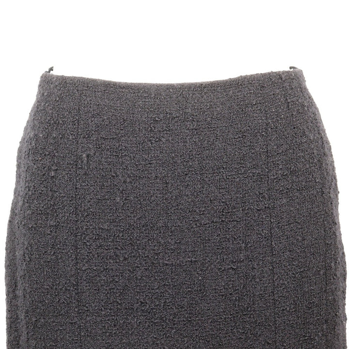 Top Quality Chanel Wool Skirt Navy New