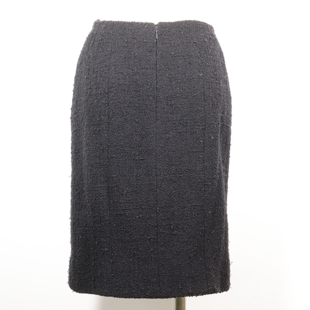 Top Quality Chanel Wool Skirt Navy New