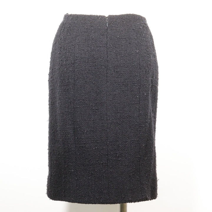 Top Quality Chanel Wool Skirt Navy New