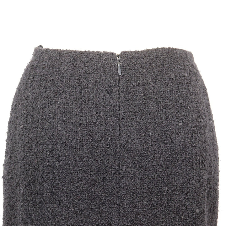 Top Quality Chanel Wool Skirt Navy New