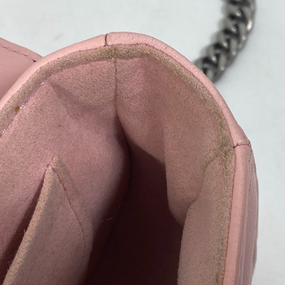 LOUIS VUITTON Shoulder Bag M51944 leather pink Crossbody New Wave Chain Bag MM Women