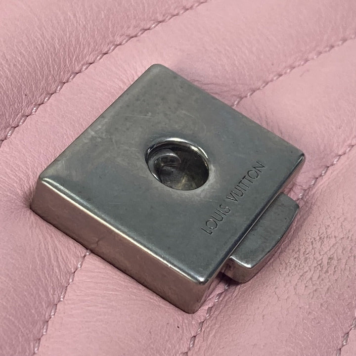 LOUIS VUITTON Shoulder Bag M51944 leather pink Crossbody New Wave Chain Bag MM Women