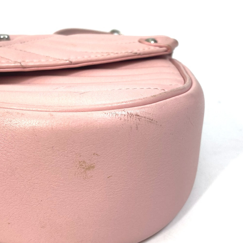 LOUIS VUITTON Shoulder Bag M51944 leather pink Crossbody New Wave Chain Bag MM Women