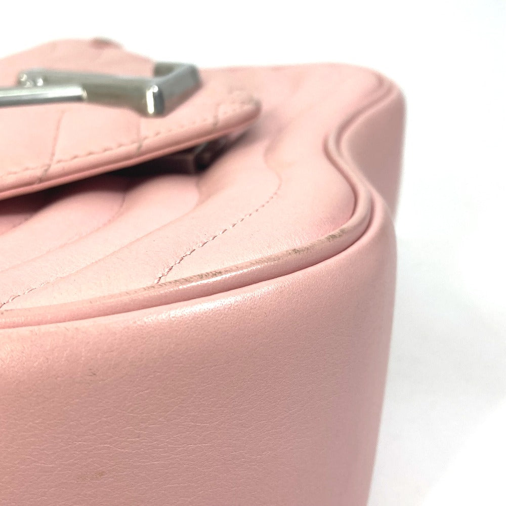 LOUIS VUITTON Shoulder Bag M51944 leather pink Crossbody New Wave Chain Bag MM Women