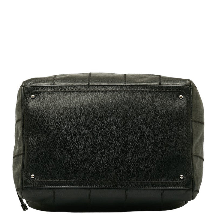 Top Quality Chanel Coco Handbag Mini Boston Bag Black Leather  Chanel