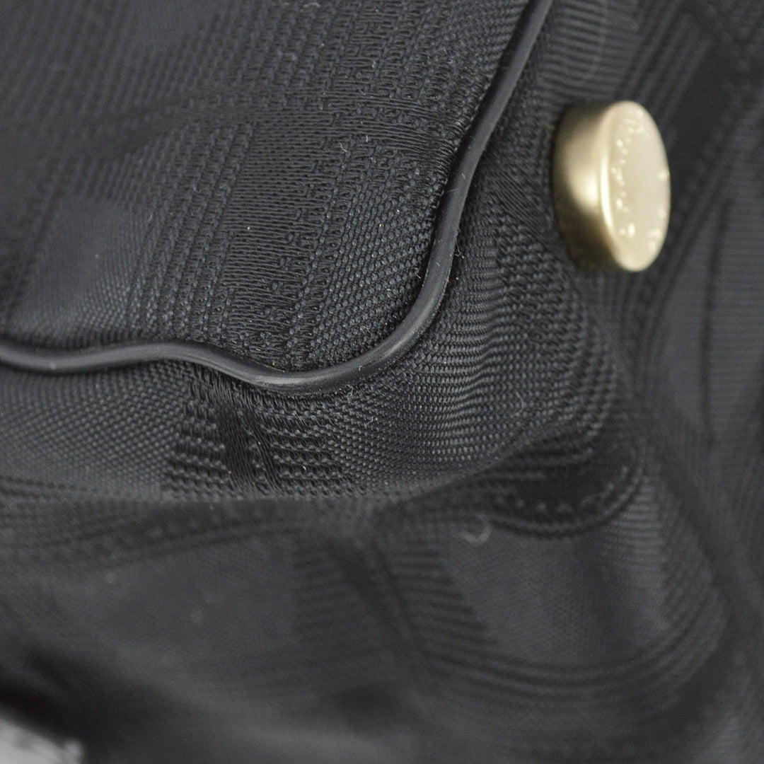 Top Quality Chanel 2005-2006 Black Jacquard Nylon New Travel Line Handbag