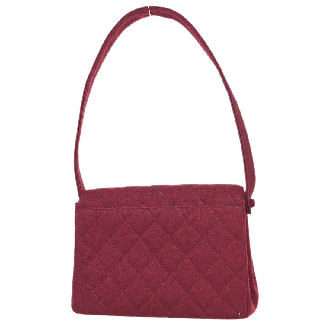 Top Quality Chanel Red Cotton Handbag