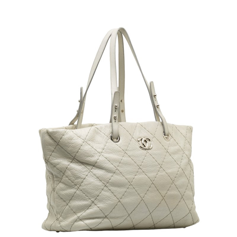 Top Quality Chanel Mattress Cocomark houlder Bag  Bag Gray Leather Lady Chanel