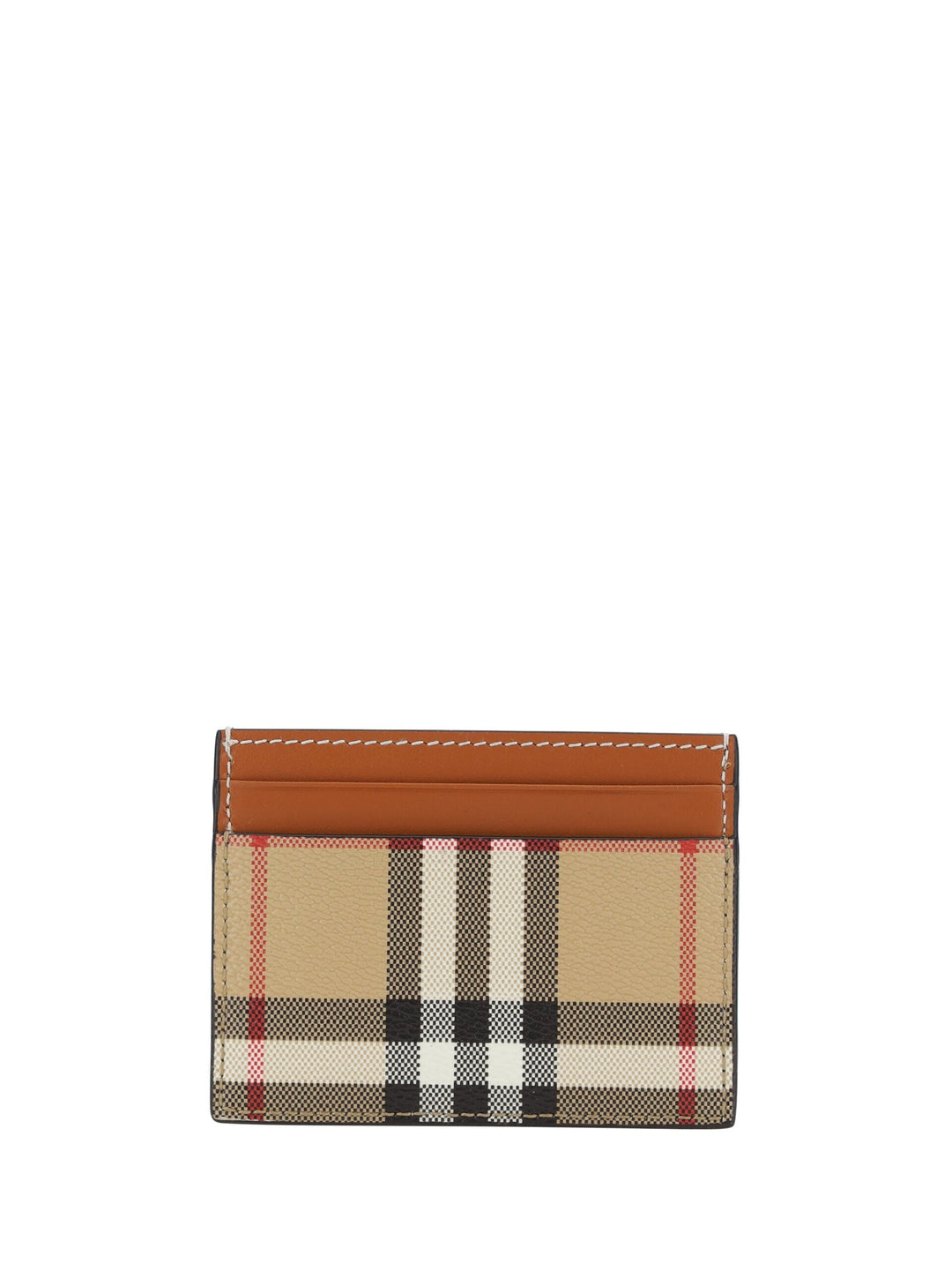 BURBERRY Women's Brown Printed Canvas Cardholder