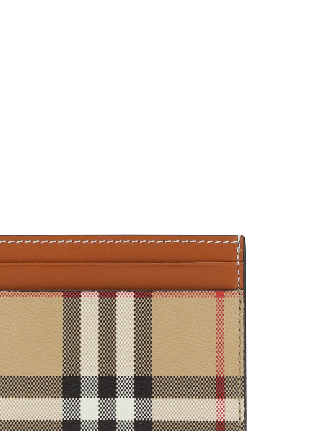 BURBERRY Women's Brown Printed Canvas Cardholder