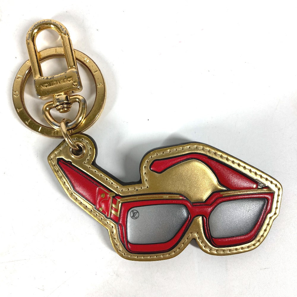 LOUIS VUITTON key ring M68865 leather gold Sunglasses glasses Portocre 1.1 Millionaire