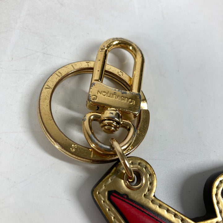 LOUIS VUITTON key ring M68865 leather gold Sunglasses glasses Portocre 1.1 Millionaire