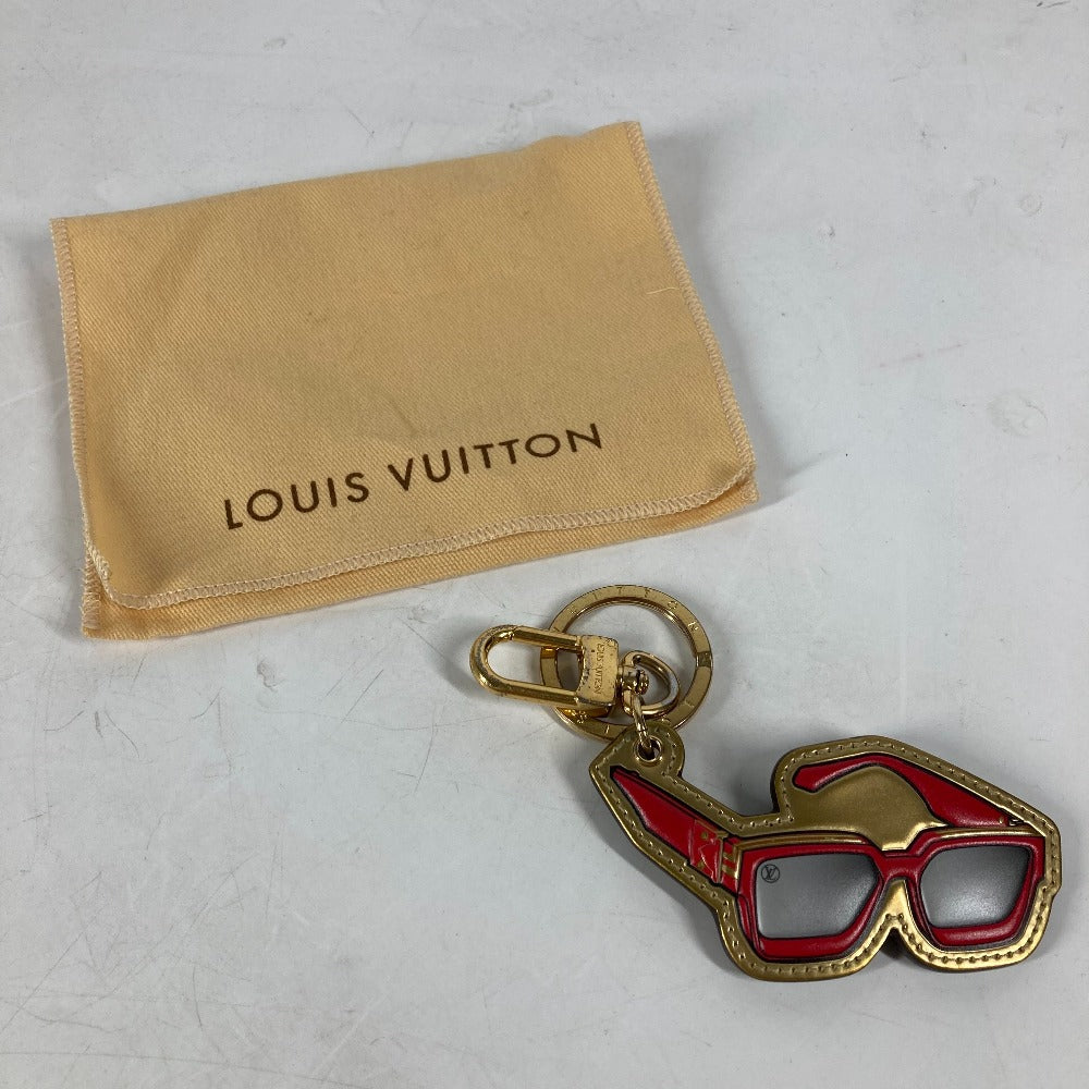 LOUIS VUITTON key ring M68865 leather gold Sunglasses glasses Portocre 1.1 Millionaire