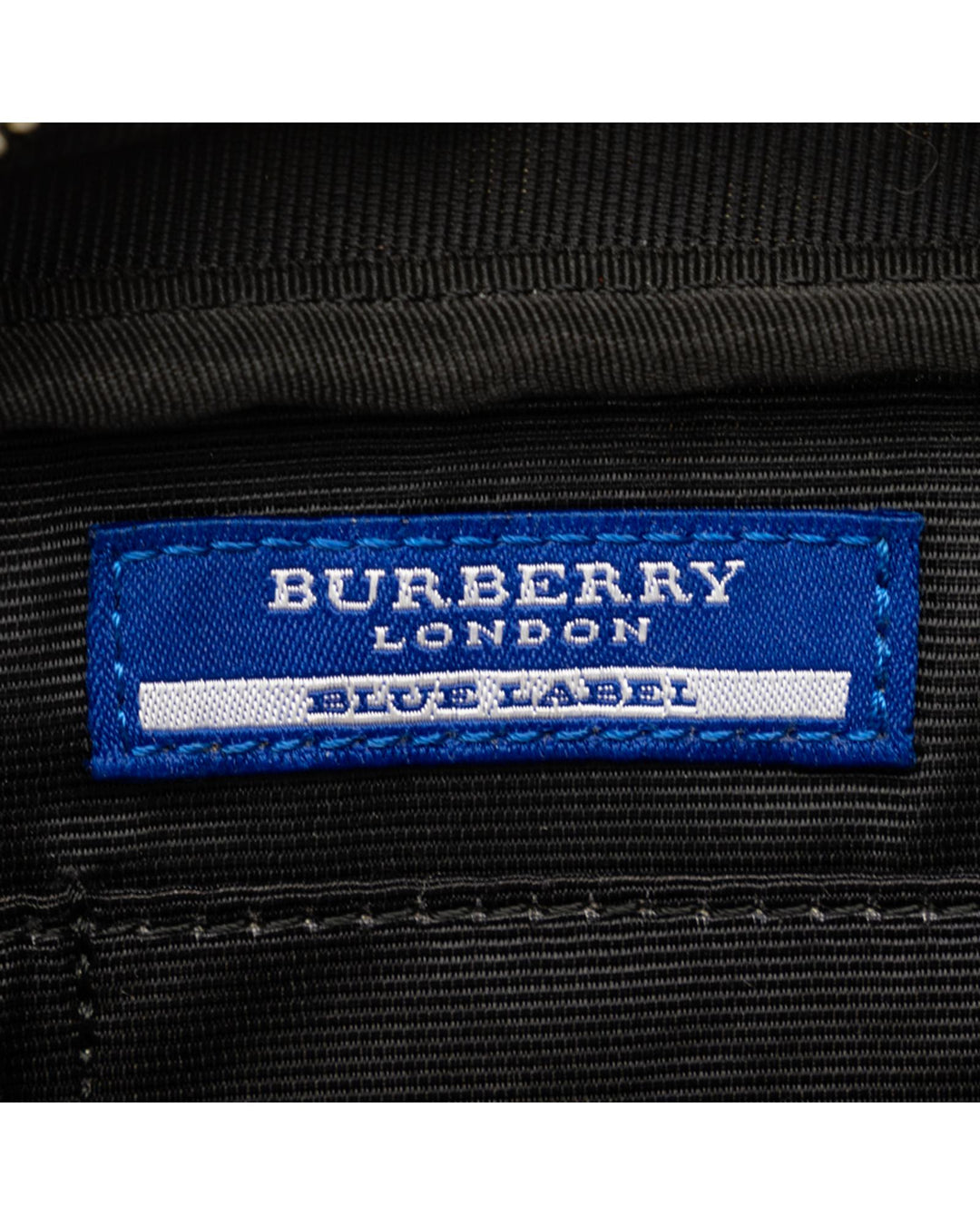 BURBERRY Women's Check Pattern Canvas Camera Bag -  in Brown