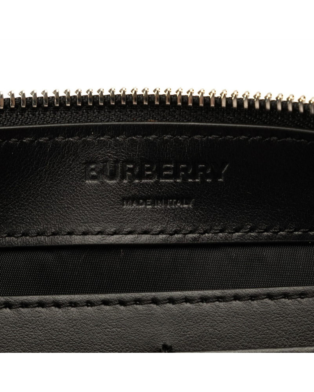 BURBERRY Women's Black Nylon Horseferry Print Clutch Bag in Black