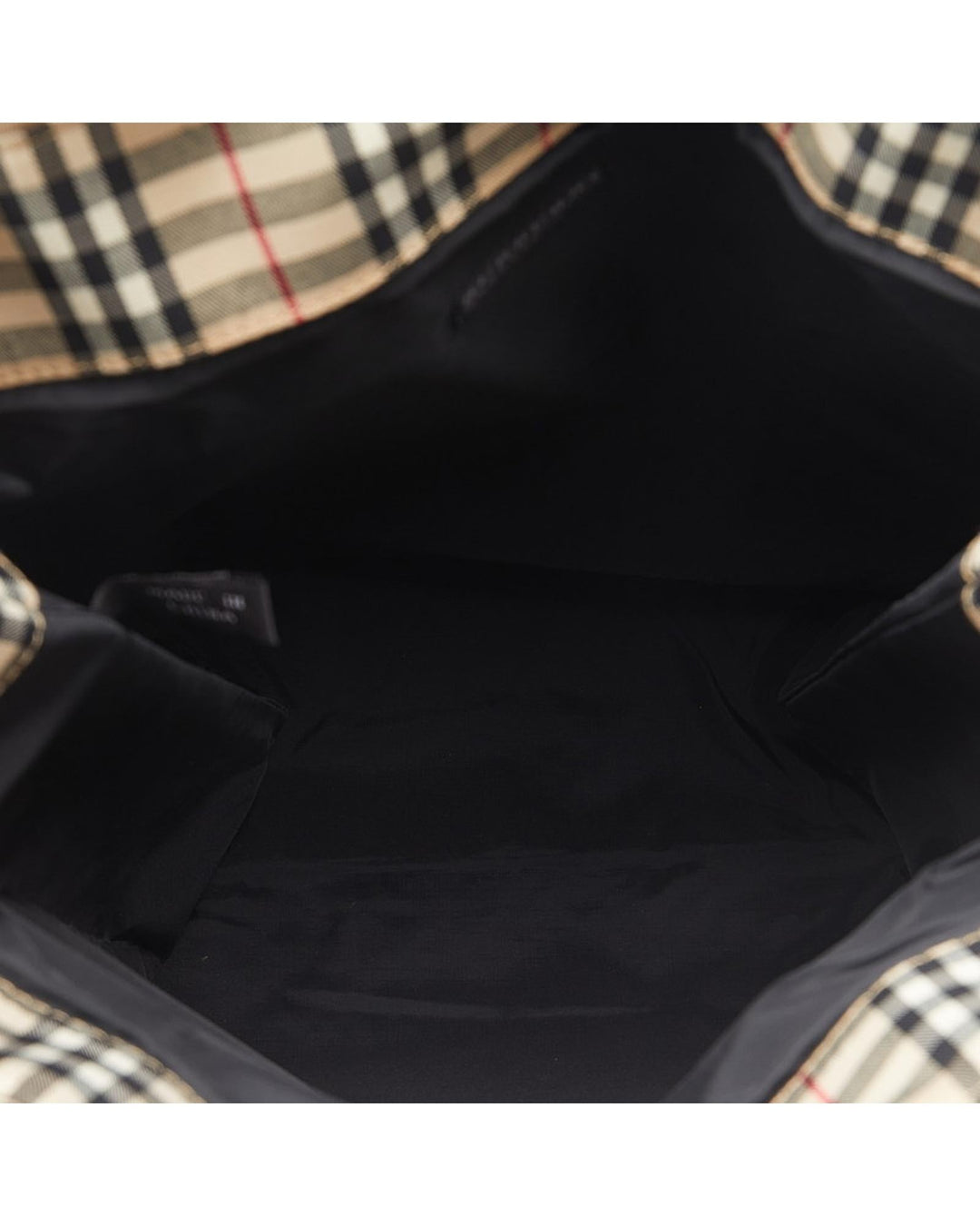 BURBERRY Women's Check Canvas Tote Bag in Brown