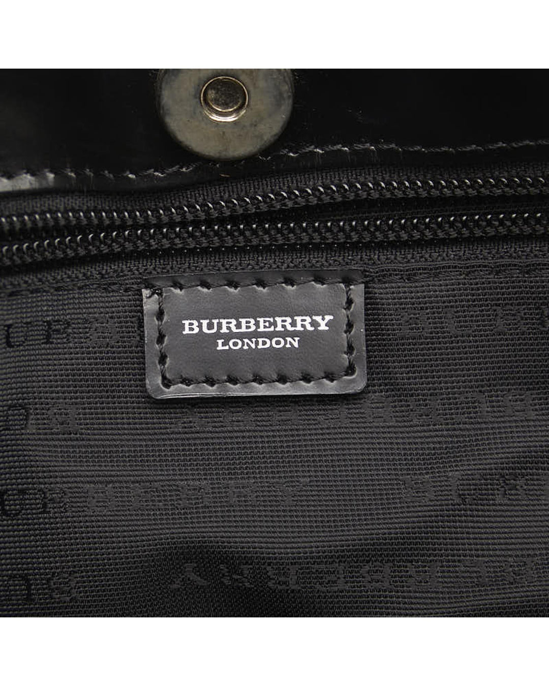 BURBERRY Women's Check Canvas Handbag in Brown in Brown