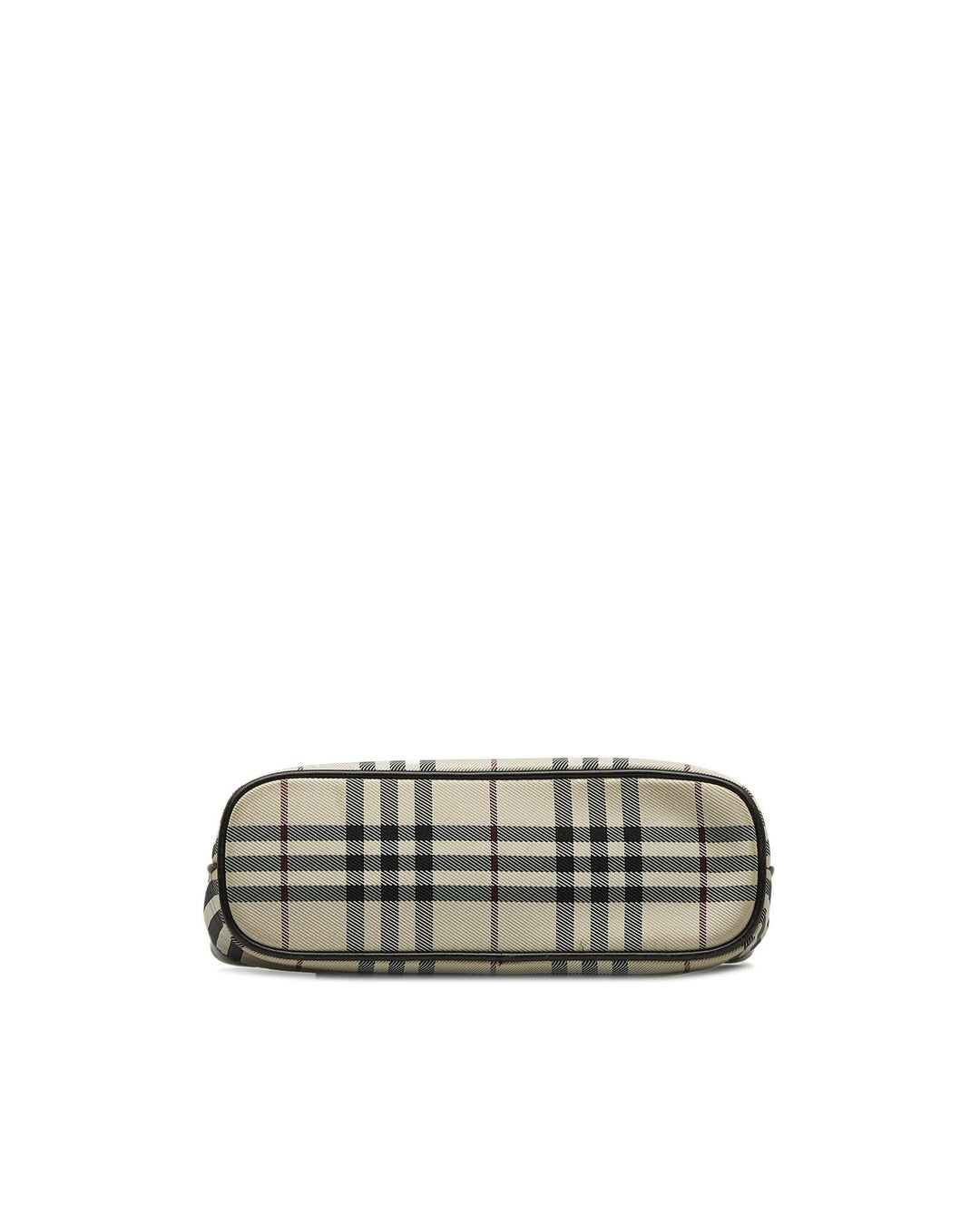 BURBERRY Women's Canvas and Leather Handbag in Brown