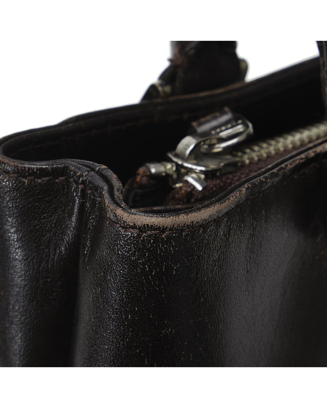BURBERRY Women's Canvas and Leather Handbag in Brown