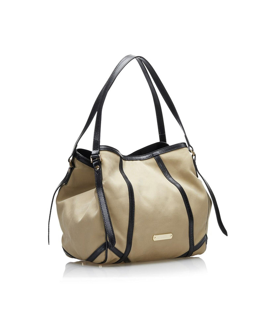 BURBERRY Women's Canvas Tote Bag in Beige in Beige