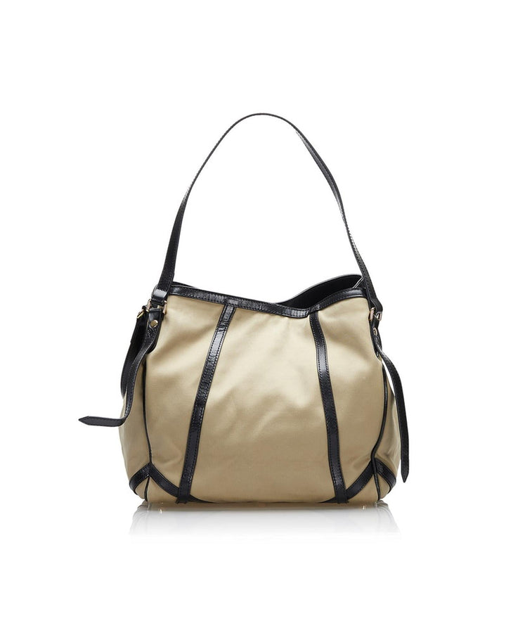 BURBERRY Women's Canvas Tote Bag in Beige in Beige