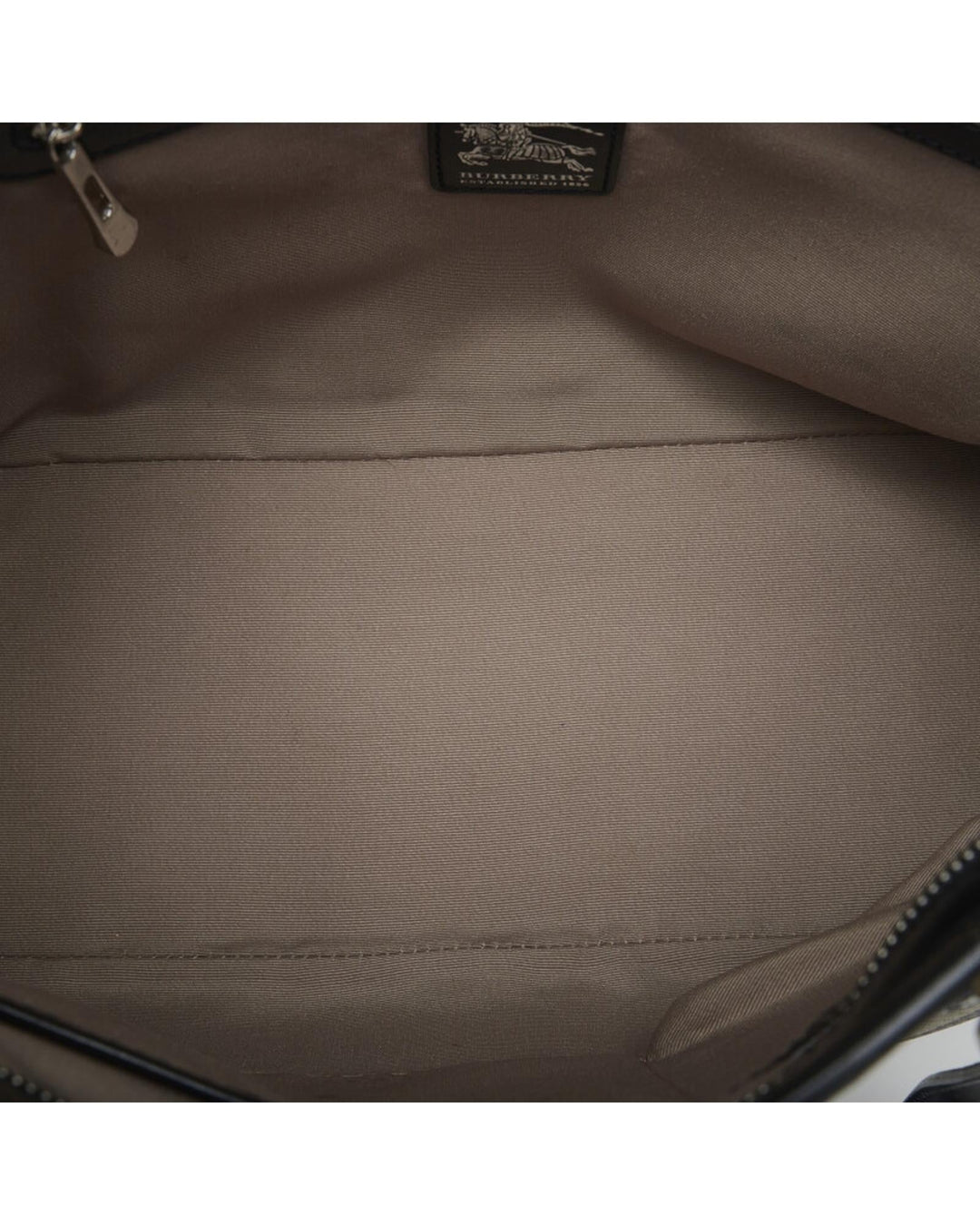 BURBERRY Women's Check Canvas Tote Bag in Beige in Beige
