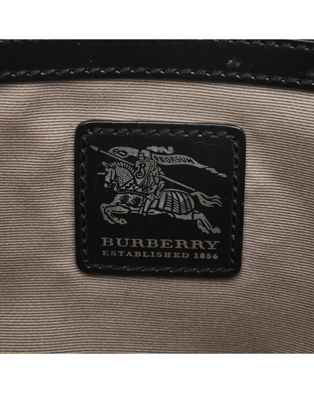 BURBERRY Women's Check Canvas Tote Bag in Beige in Beige