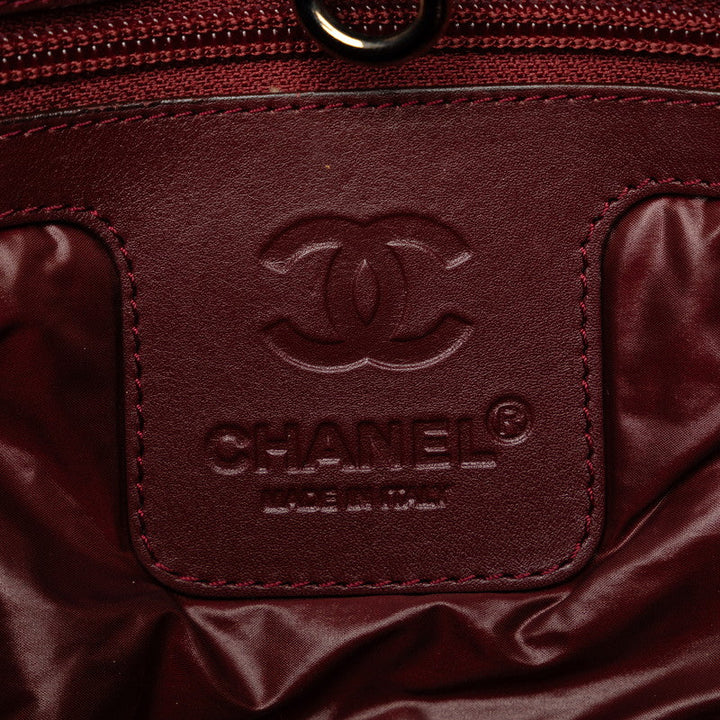 Top Quality Chanel Coca-Cola PM Coca-Cola Killing Tote Bag Black Nylon Leather  Chanel