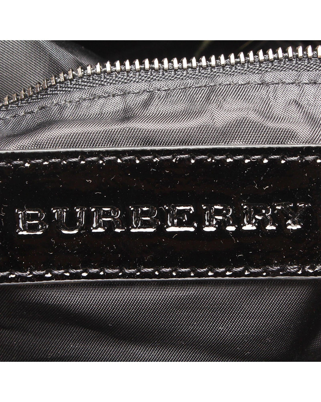 BURBERRY Women's Black Check Handbag in A Condition in Black