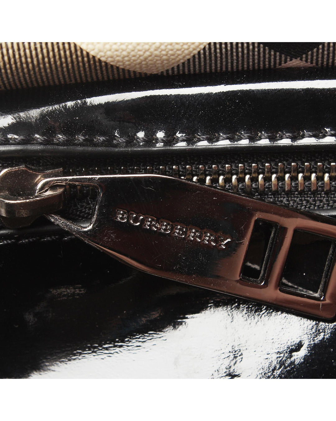 BURBERRY Women's Black Check Handbag in A Condition in Black