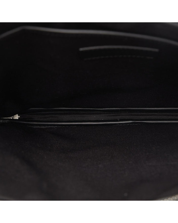 BURBERRY Women's Black Embossed Logo Laptop Case Bag in Black