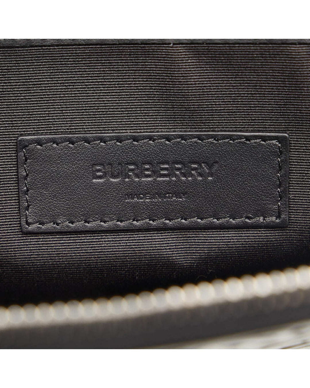 BURBERRY Women's Black Embossed Logo Laptop Case Bag in Black